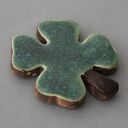 Na szczęście, koniczynka - magnes ceramika