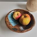 Miska ceramiczna, ciężka, surowa