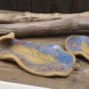 Komplet ceramicznych liści ( c891)