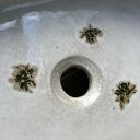 Owalna umywalka ceramiczna „Szarotki” - nablatowa, ręcznie robiona
