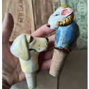 Korek do wina z ceramiki: Labrador i Baran (handmade)