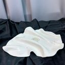 Golden Spiral Platter - patera z białej porcelany ze złotą spiralą