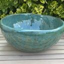Mini umywalka ceramiczna w wiejskim stylu