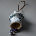 Dzwonek ceramiczny Domek - okno dzwoneczek handmade