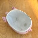 Różowa świnka - ceramiczna miseczka 350 ml handmade