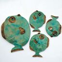 Wielgachna blues - ceramiczna ryba do powieszenia na ścianę