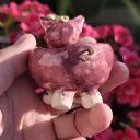 Ceramiczna świnka na biżuterię - urocza miseczka handmade
