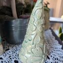 Choinka ceramiczna w kolorze szmaragdu - 17 cm