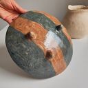 Ceramiczna patera w grochy