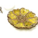 Ceramiczna mydelniczka ręcznie robiona "Sunflower"