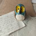 Uchwyt do szuflady Sowa - ceramiczny uchwyt handmade