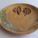 Filiżanka z drzewami do kawy - ceramiczny komplet rękodzieło od Eva Art