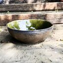 Zielona malachitowa umywalka ceramiczna 31 cm - nablatowa okrągła