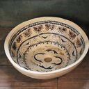 Umywalka Ceramiczna Nablatowa Hafty 34 cm - Wzory Tradycyjnego Folkloru Inspiracją