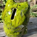 Skarbonka ceramiczna Żaba - prezent dla niej z rękodzieła