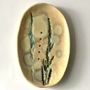 Ceramiczna mydelniczka „Trawy” - handmade motyw roślinny