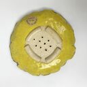 Ceramiczna mydelniczka Słonecznik - żółta, ręcznie robiona