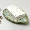 Ceramiczna mydelniczka ręcznie robiona „Pastelowy liść”