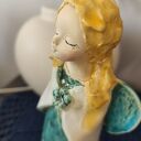 Anioł ceramiczny - lampion na chrzest i komunię