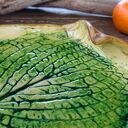 Patera ceramiczna liść ( c919)