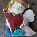 Anioł ceramiczny