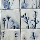 Zestaw kafli ceramicznych „z Delft” (16 płytek)