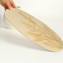 Ceramiczna patera z motywem trawy na przekąski i tealighty