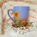Ręcznie malowany wiejski kubek z porcelany 300 ml