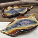 Komplet ceramicznych liści ( c883)