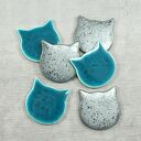 Koty - zestaw 6 magnesów ceramicznych handmade do lodówki