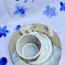Zestaw ceramiczny Przyjaciele - kubek z liskiem i talerz z misiami