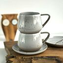 Ręcznie robione filiżanki dla dwojga Cappuccino (250 ml) ze spodkami