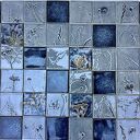 Zestaw kafli ceramicznych „Herbarium II” - 48 sztuk roślinnych dekorów