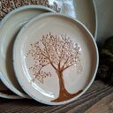 Talerze ceramiczne - Drzewa