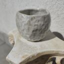 Osłonka ceramiczna do doniczki - ręcznie szkliwiona donica