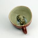 Ceramiczna duża filiżanka-kubek z figurką konia