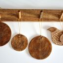 3 ceramiczne wisiory
