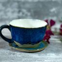 Ceramiczna duża filiżanka z figurką konia - prezent dla koniarki 400 ml