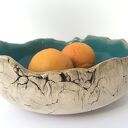 Turkusowa skała - ozdobna miska ceramiczna
