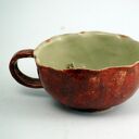 Ceramiczna duża filiżanka-kubek z figurką konia