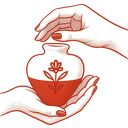 Miętowa doniczka ceramiczna w kształcie niedźwiadka - Lamabo Ceramics