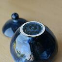 Filiżanka z cukiernicą Głębia ceramiczny zestaw do kawy