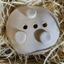 Mydelniczka ceramiczna w naturalnym kolorze - handmade