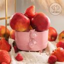 Różowa miseczka śniadaniowa ceramiczna z misiami - Rękodzieło - Lamabo Ceramics