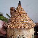 Czarka, cukiernica, kubek - ceramiczny - Leśny domek
