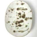 Ceramiczna mydelniczka ręcznie robiona "Rozlana kawa"