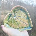 Talerzyk ceramiczny Malwa Serce - podstawka na biżuterię i tealight