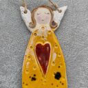 anioł ceramiczny