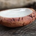 Ceramiczny kamień spokoju Mgła - ręcznie robiony amulet