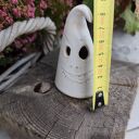 Ceramiczny duch - ręcznie robiona dekoracja na jesień i Halloween